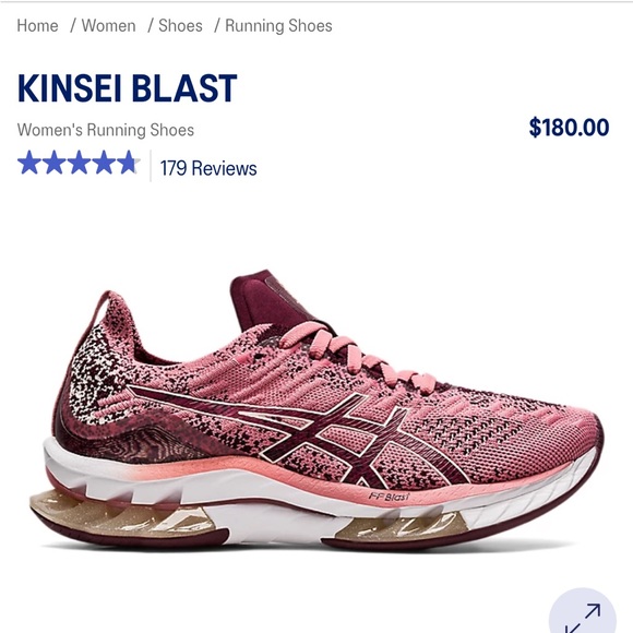 ASICS Gel Kinsei Blast Smokey Rose/Deep Mars - Picture 5 of 12